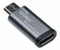 Mobile Preview: Adapter, Micro Stecker auf USB C Buchse, Box Alu, space grau, DINIC Box